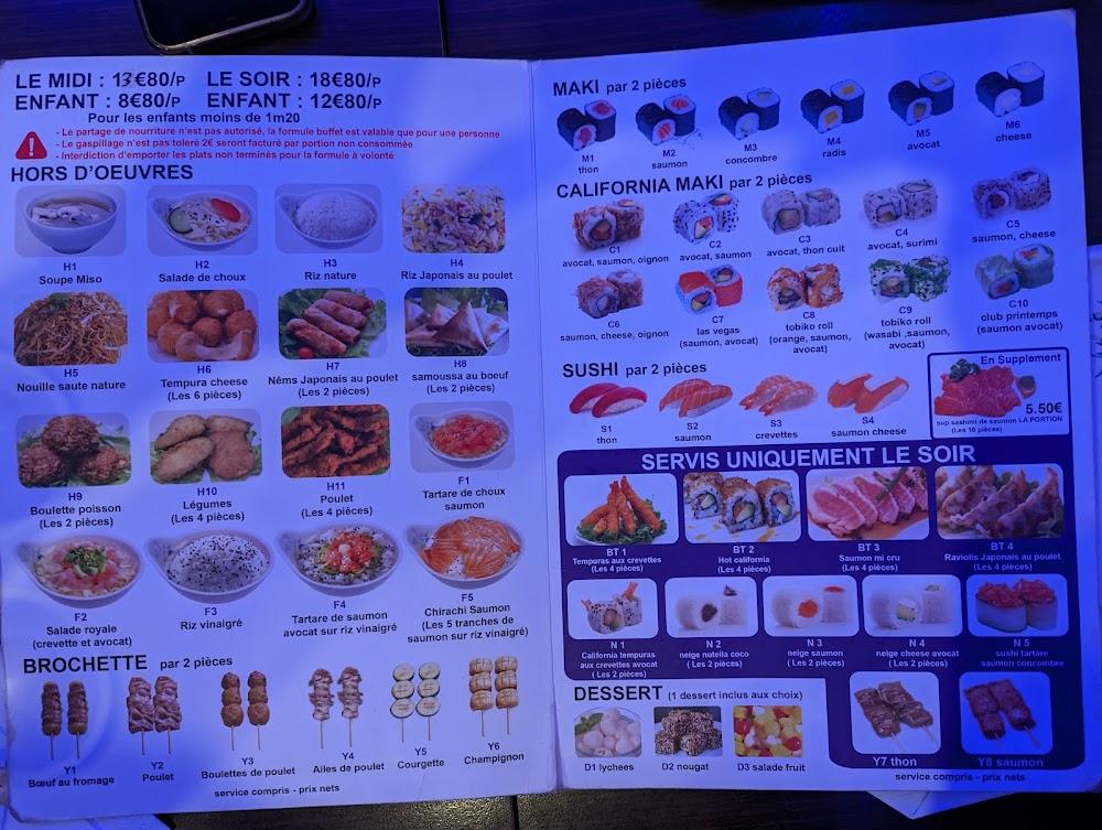 Sushi Club buffet à volonté - Menu Image 2